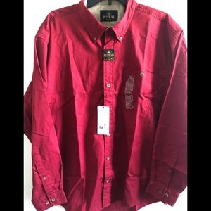 Redhead button down shirt